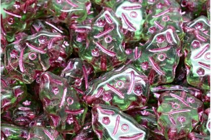 Christmas Tree Beads 17x12mm (111-30444-17x12-50500-54321)