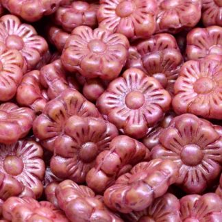 Square Flower Beads 11x11mm (111-33021-11x11-02010-65327)