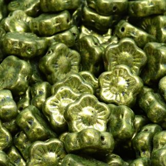Sunset Flower Beads 10x10mm (111-79206-10x10-R0239-65326)