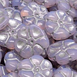 Primrose flower beads 15x15mm (111-95026-15x15-71200-54301)