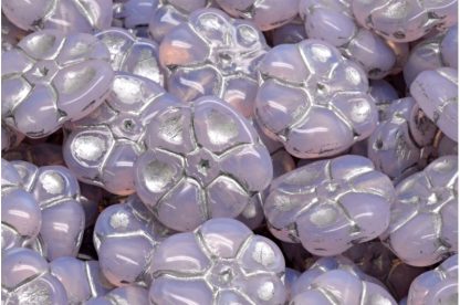 Primrose flower beads 15x15mm (111-95026-15x15-71200-54301)