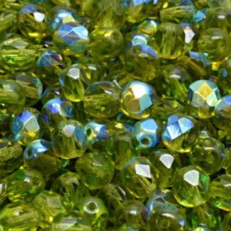 Firepolished Round Beads 6mm (151-19001-06x06-50230-28701)