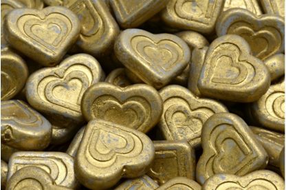 Heart In Heart Beads 14x16mm (111-99130-14x16-02010-04302)
