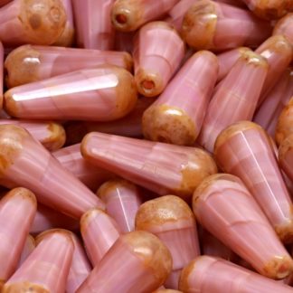 Firepolished Drop Beads 20x9mm (151-95101-20x09-76017-86800)