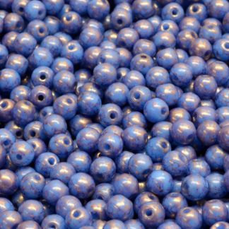 Round Druck Beads 4mm (111-19001-04x04-33100-15496)