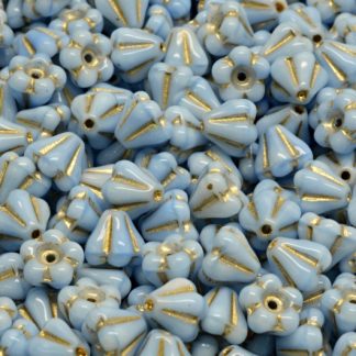 Bell Flower Beads 4x6mm (111-00240-04x06-07314-54302)