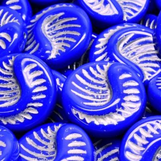 Fossil Coin Beads 19x19mm (111-95005-19x19-33060-54301)