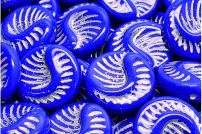 Fossil Coin Beads 19x19mm (111-95005-19x19-33060-54301)