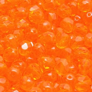 Firepolished Round Beads 6mm (151-19001-06x06-90000)