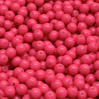 Round Druck Beads 4mm (111-19001-04x04-02020-33274)