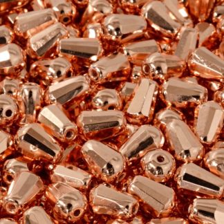 Firepolished Drop Beads 8x6mm (151-15101-08x06-00030-39000)