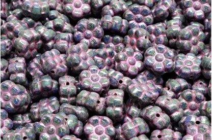 Flat Flower Beads 8x8mm (111-77757-08x08-33070-86800-43807)