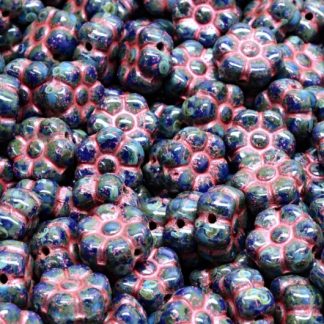 Flat Flower Beads 8x8mm (111-77757-08x08-33070-86800-43808)