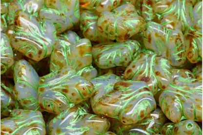 Grape Leaf Beads 16x14mm (111-74207-16x14-01000-86800-43813)
