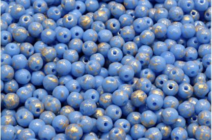 Round Druck Beads 4mm (111-19001-04x04-33100-94401)