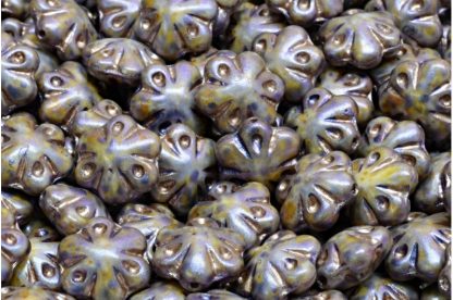 Folklore Flower Beads 11x11mm (111-01113-11x11-02010-65329-54324)