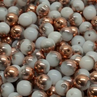 Round Druck Beads 6mm (111-19001-06x06-02010-27101)