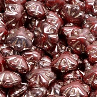 Folklore Flower Beads 11x11mm (111-01113-11x11-R0918-15726-54324)