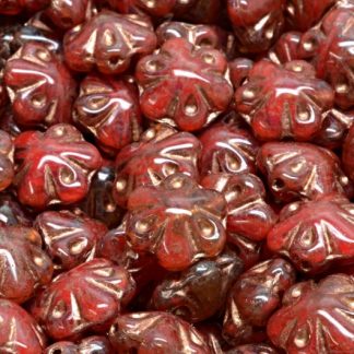 Folklore Flower Beads 11x11mm (111-01113-11x11-R0918-43400-54319)
