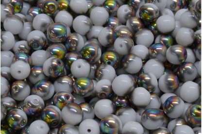 Round Druck Beads 6mm (111-19001-06x06-02010-28101)