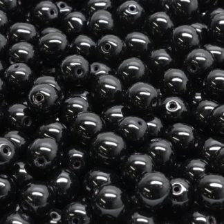 Round Druck Beads 6mm (111-19001-06x06-23980)