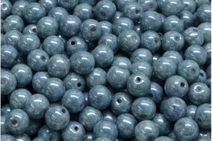 Round Druck Beads 6mm (111-19001-06x06-02010-15464)