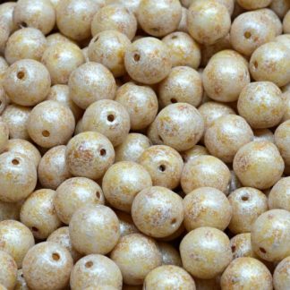 Round Druck Beads 6mm (111-19001-06x06-02010-65321)