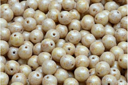 Round Druck Beads 6mm (111-19001-06x06-02010-65321)