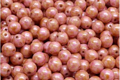 Round Druck Beads 6mm (111-19001-06x06-02010-65323)