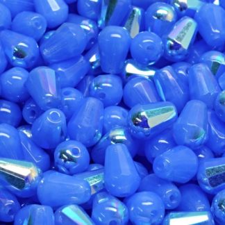 Firepolished Drop Beads 8x6mm (151-15101-08x06-31010-28701)