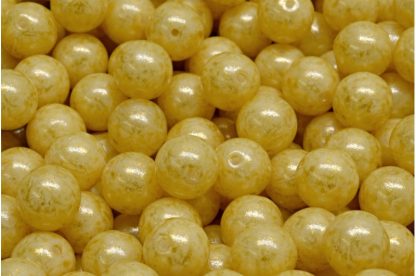 Round Druck Beads 8mm (111-19001-08x08-02010-34302)
