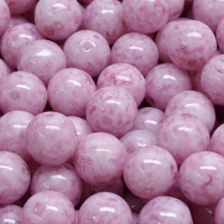 Round Druck Beads 8mm (111-19001-08x08-02010-34306)