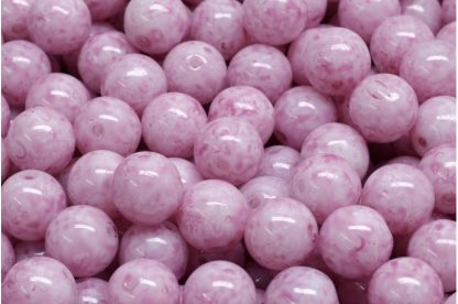 Round Druck Beads 8mm (111-19001-08x08-02010-34306)