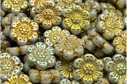 Boho Flower Beads 14x14mm (111-33020-14x14-02010-28703-54202)