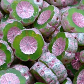 TCB Hawaiian Flower Beads 14x14mm (991-01202-14x14-51010-04321)
