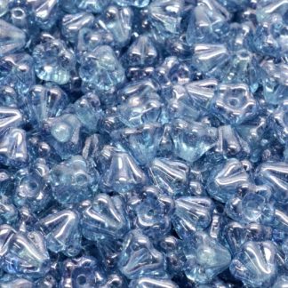 Bell Flower Beads 4x6mm (111-00240-04x06-00030-14464)