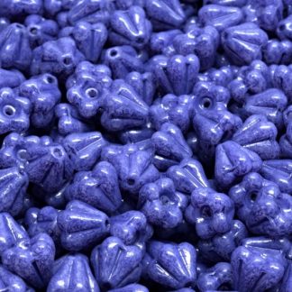Bell Flower Beads 4x6mm (111-00240-04x06-02010-04325)