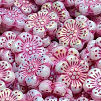 Boho Flower Beads 14x14mm (111-33020-14x14-02010-28703-43807)