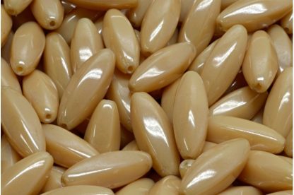 Peeled Olive beads 19x7mm (111-29008-19x07-13020-14400)