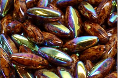 Peeled Olive beads 19x7mm (111-29008-19x07-13020-86800-28701)