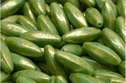 Peeled Olive beads 19x7mm (111-29008-19x07-63130-34302)