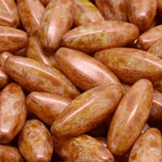 Peeled Olive beads 19x7mm (111-29008-19x07-02010-65324)