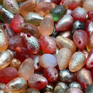 Drop Beads 6x9mm (111-69004-06x09-00001-MIX-ETCH-29121)