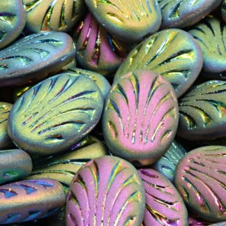 Oval With Lines 17x12mm (111-95017-17x12-00030-84100-28103)