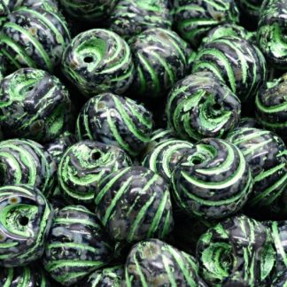 Grooved Mushroom Button Beads 9x8mm (111-95032-09x08-23980-86800-43813)