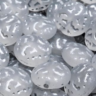 Lentil Beads with Ornaments 14mm (111-01145-14x14-00030-84100-54301)