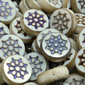 TCB Wheel Coin Beads 12x12mm (991-99132-12x12-02010-22203)