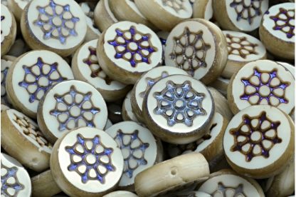 TCB Wheel Coin Beads 12x12mm (991-99132-12x12-02010-22203)