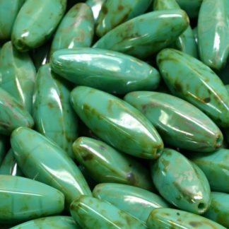 Peeled Olive beads 19x7mm (111-29008-19x07-63130-43400)