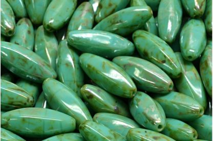 Peeled Olive beads 19x7mm (111-29008-19x07-63130-43400)